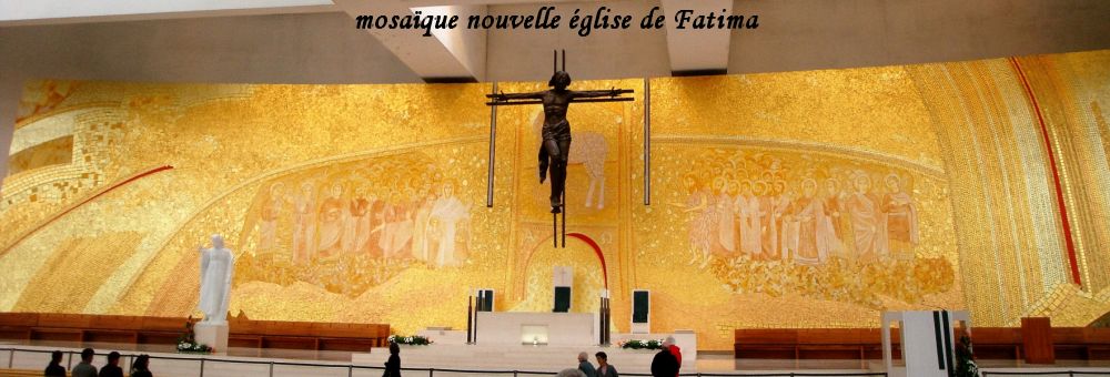 39 mosaique Fatima église moderne